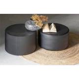 👉 Bijzet tafel active zwart WOOOD Exclusive Bijzettafel Sanne rond 8714713137718