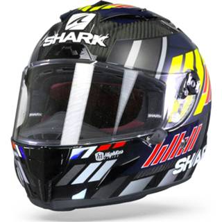 👉 Blauw rood carbon m active Shark Race-R Pro Zarco Speedblock Blue Red 3664836550862