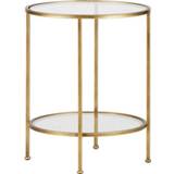 👉 Bijzettafel metaal brass active Goddess too antique 8714713142972