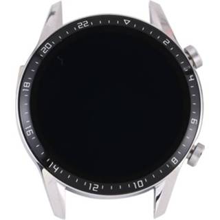 Huawei Lcd-scherm en digitizer volledige montage met frame voor Watch GT 2, zilver active 2003355 Digitizer zilver active Lcd-scherm en volledige montage met frame voor Huawei Watch GT 2 46 mm (zilver)