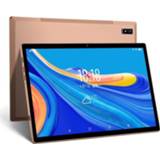 👉 Tablet PC goud active 4G Telefoongesprek, PC, 10.1 inch, 3GB+32GB, Android 7.0 MTK6797 X20 Deca Core 2.1GHz, Dual SIM, Ondersteuning GPS, OTG, WiFi, Bluetooth, Google Play (Goud)