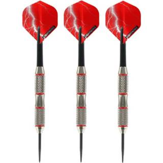 👉 Dartpijl rood brass 1x Set Van 3 Dartpijlen Blackjack Red 23 Grams - 8720276531719