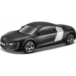 👉 Modelauto zwart Audi R8 2009 Schaal 1:43/10 X 4 3 Cm - Speelgoed Auto's 8719247343437