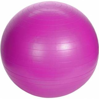👉 Yogabal roze Grote Met Pomp Sportbal Fitnessartikelen 75 Cm - Fitnessballen 8720147886924