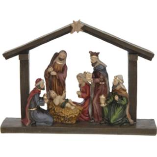 👉 Kerst stal active Complete kerststal met ster en inclusief kerstbeelden 20 cm