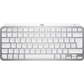 👉 Toetsenbord wit zilver Logitech MX Keys Mini for Mac RF-draadloos + Bluetooth AZERTY Frans Zilver, 5099206099104