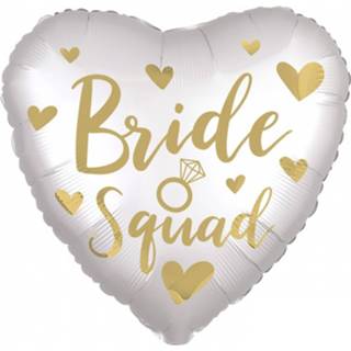 👉 Folieballon wit goud Amscan Satin Bride Squad 43 Cm Wit/goud 26635417501