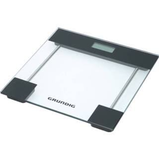 👉 Personenweegschaal glas Grundig Digitale - Gehard Max. 180 Kilo Kilos, Pounds, Stones Incl. 2x Aaa 8711252186818