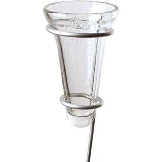 👉 Regenmeter glas 1x Regenmeter/neerslagmeter Met Verzinkte Grondpen 69 Cm - Regenmeters 8720276214407