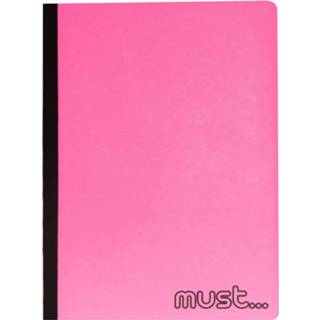👉 Notitieboek roze karton papier Must B5 Foldi 25 X 17 Cm Karton/papier 8720585135790