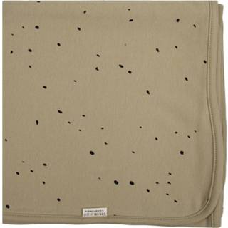 👉 Deken bruin katoen Little Indians Crib Dots Sponge 70 X 100 Cm 8719274081258