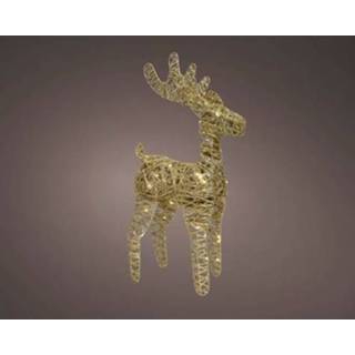 👉 Wit male Decoris micro LED hert 50 warm 30x55cm 8720194625279