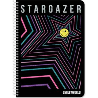 👉 Notitieboek zwart papier Smiley Stargazer Junior 25 X 17 Cm 8720585086689