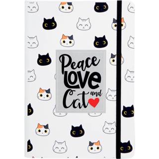 👉 Notitieboek wit zwart papier I-total Cat A5 21 X 14,8 Cm Wit/zwart 8057711461134