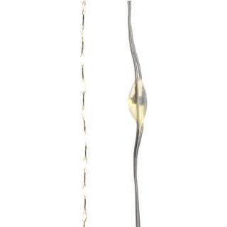 👉 Wit zilver male Micro LED lichtslinger 100 warm 159cm 8720093539875