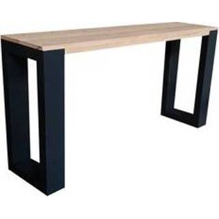 👉 Bijzettafel eikenhout male Wood4You 78x150x38cm 9110025708773