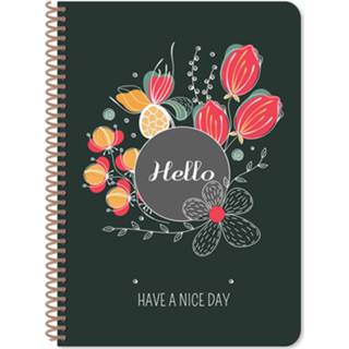 👉 Notitieboek zwart papier Must Blossom A4 120 Pagina's 8720585134441