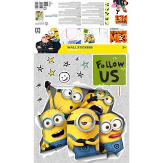 👉 Muursticker geel vinyl Imagicom Minions Hole Junior 50 X 70 Cm 8055515350111