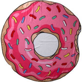 👉 Strandlaken roze Gebor - Rond Donut Diameter 150cm 8720359707543