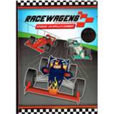 👉 Stickerboek papier Rebo Productions Racewagens Junior 25-delig 9789036639804