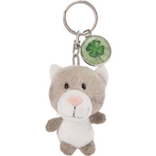 👉 Sleutelhanger beige groen pluche Nici Klaverblad Junior 7 Cm Beige/groen 4012390475302