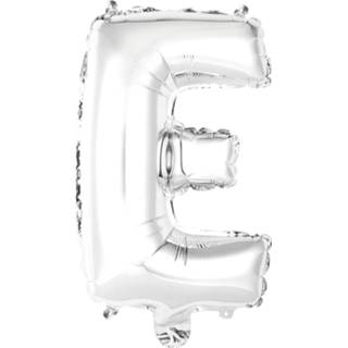 👉 Folie zilver Amscan Letterballon E 34 Cm 194099035231