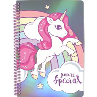 👉 Notitieboek papier kinderen Kids Licensing Unicorn You're Special A5 8435507847438