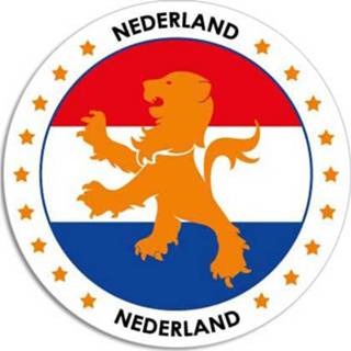 👉 Raamsticker 5x Stuks Nederland Raamstickers Rond 14 Cm - Feeststickers 8720576446690