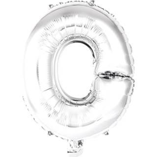 👉 Folie zilver Amscan Letterballon O 34 Cm 194099035330