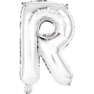 👉 Folie zilver Amscan Letterballon R 34 Cm 194099035361