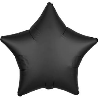 👉 Folieballon zwart Amscan Ster 43 Cm Folie 26635380362