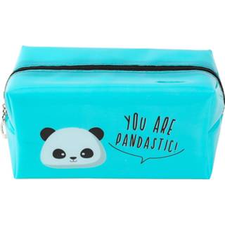 👉 Etui blauw I-total Panda Junior 19 X 5 Cm Lichtblauw 8051128666373