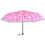 👉 Paraplu roze paars Perletti Butterfly 52 X 91 Cm Fiberglass Roze/paars 8015831155913