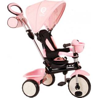 👉 Driewieler roze kinderen meisjes Qplay Kind Comfort 4-in-1 8715347009440