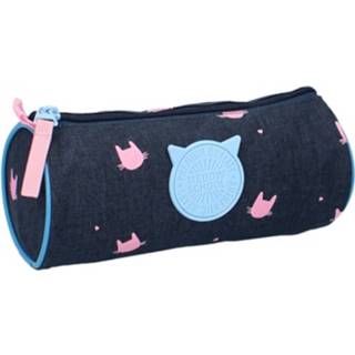 👉 Etui polyester meisjes Milky Kiss Pur Fur 9 X 17 Cm Jeansblauw 8712645277236