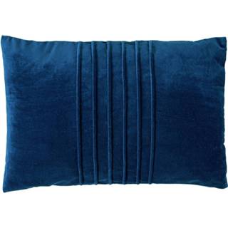 👉 Kussenhoes blauw Dutch Decor Pax - Velvet 40x60 Cm Insignia Blue 8714165639464