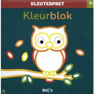 👉 Kleurboek peuters Kleuterpret Uil 3+ 9789403222295