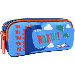 👉 Etui blauw polyester jongens Must Dino 20 X 6 9 Cm 5205698490583