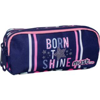 👉 Etui polyester meisjes Must Born To Shine 20 X 6 9 Cm Navy 5205698501067