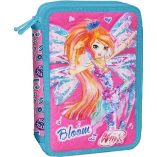 👉 Etui blauw polyester meisjes Diakakis Winx Club 21 Cm 31-delig 5205698515118