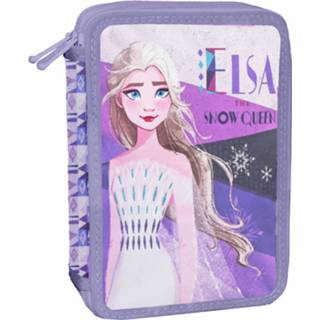 👉 Etui paars polyester meisjes Diakakis Frozen 2 21 X 15 Cm 5-delig 5205698514739
