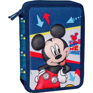 👉 Etui blauw polyester Diakakis Mickey Mouse 21 X 15 Cm Donkerblauw 5205698514777