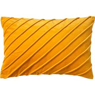 👉 Sierkussen Dutch Decor Paco - Velvet 40x60 Cm Golden Glow 8714165639440