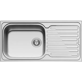 👉 Lekbak staal Nord Inox Gootsteen Amaplus Ingebouwd 1 Grote Bak + Honingraat - Roestvrij 50 X 40 20 Cm 3700222306566