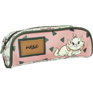 👉 Etui roze groen wit polyester Disney Marie 21 X 7,5 Cm Roze/groen/wit 5204549136052