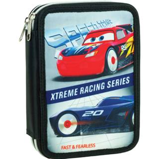 👉 Etui katoen jongens Disney Cars Double 18 X 15 Cm 27-delig 5204549125940