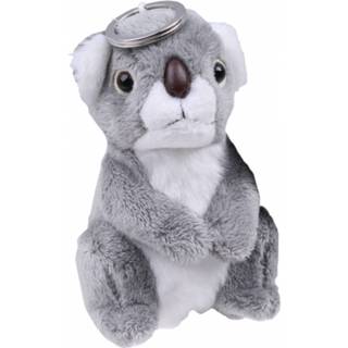 👉 Sleutelhanger grijs pluche National Geographic Koala 12 Cm 8720585126316
