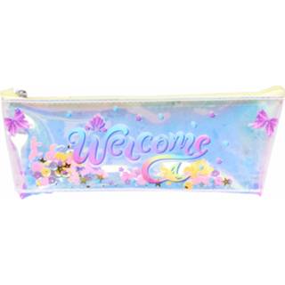 👉 Etui geel polyester meisjes I-total Welcome 19 X 4 Cm 8720585120871