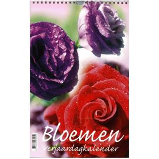 👉 Verjaardagskalender Bloemen - Flowers 33 X 21 Cm 9098998034467