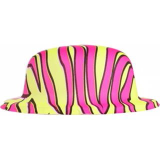 👉 Bolhoed geel roze Lg-imports Zebra Unisex Geel/roze One Size 8719817430505